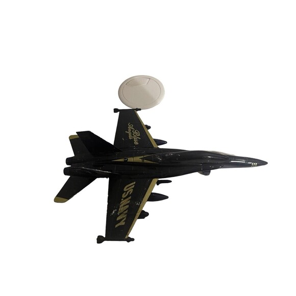 U. S. Navy F/A 18 Hornet Blue Angels Die Cast Pull Back Model - #1 Working 9” - Picture 12 of 15